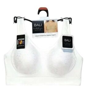Bali Women's Soft White Support Bra